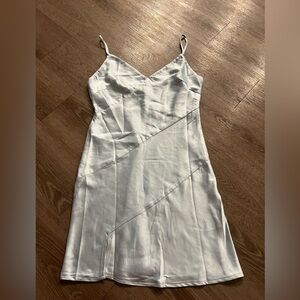 Princess Polly Elegant Baby Blue Spaghetti Strap Dress